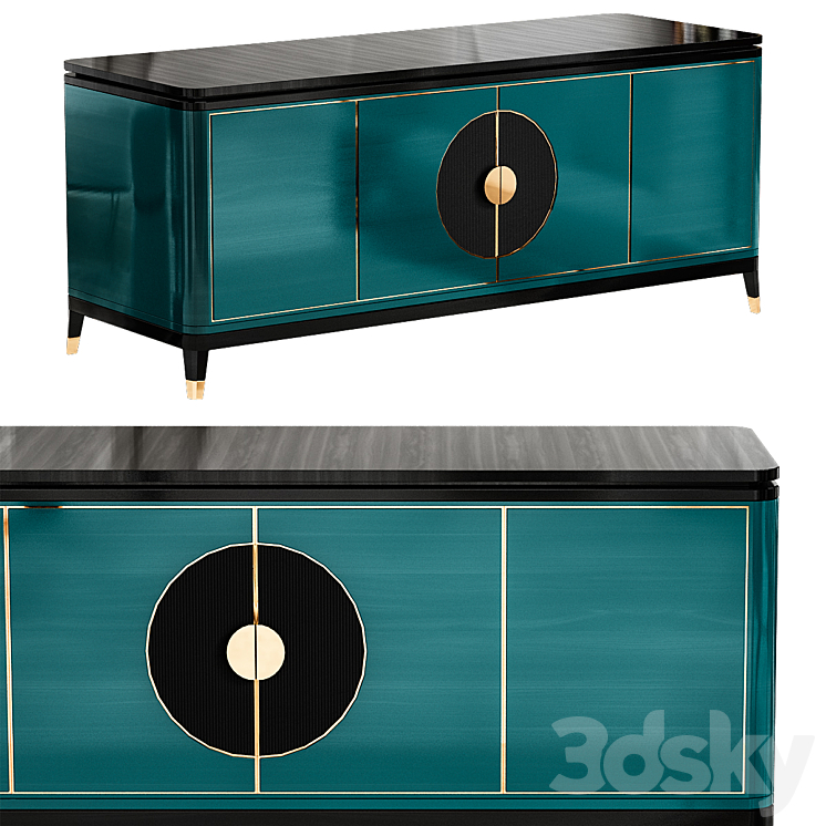 Chest of drawers Seville Frato Interiors 3DS Max Model - thumbnail 2