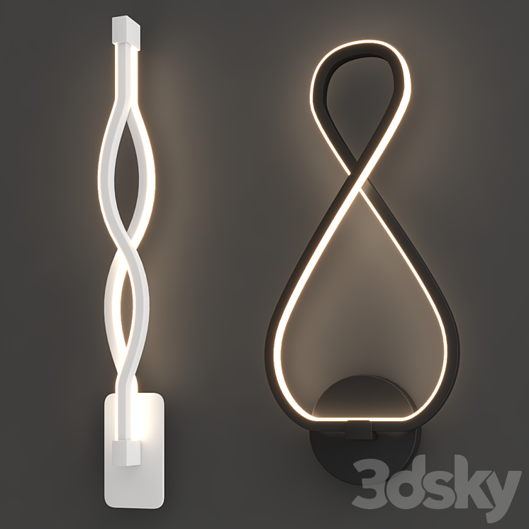 Sconce line light by aliexpress 1 3DS Max Model - thumbnail 1