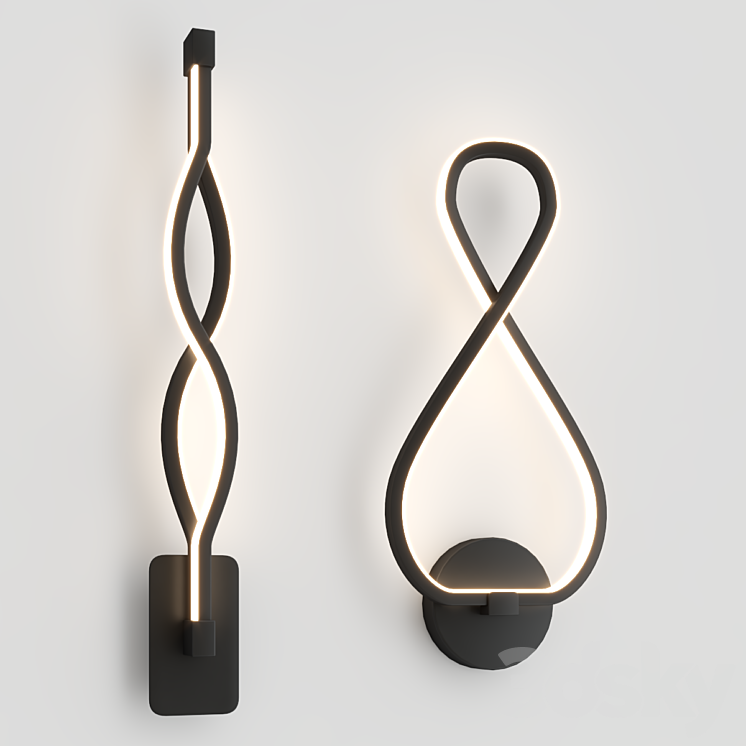 Sconce line light by aliexpress 1 3DS Max Model - thumbnail 2