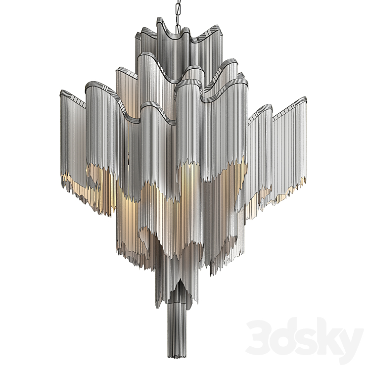 Atlantis Chandelier chain lamp 3D Model