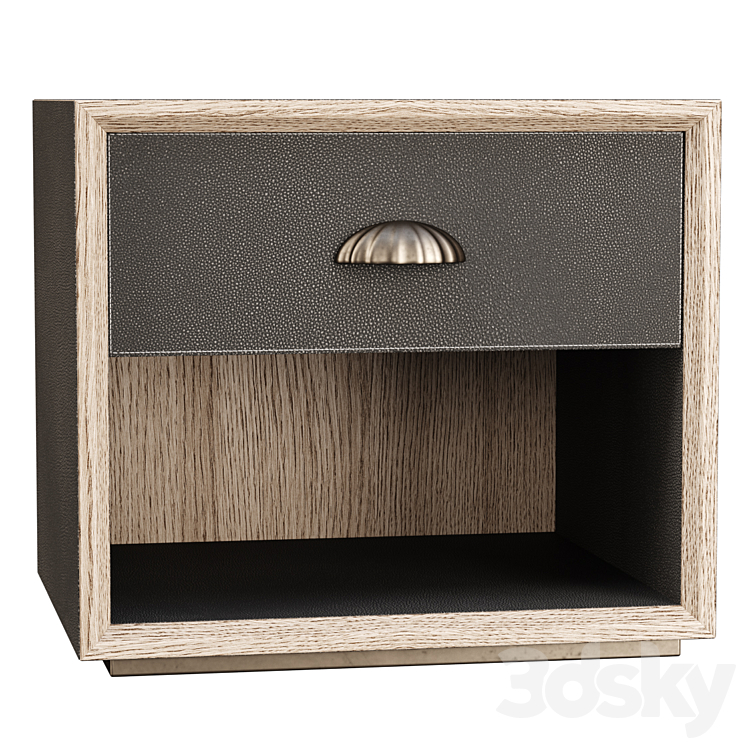 Barry bedside tables 3DS Max Model - thumbnail 2