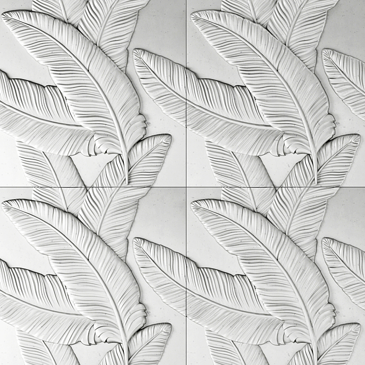 Wall panels feathers（model:3507275_Square_Corona）