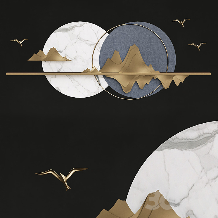LaLume - Moon in the clouds # 3 - Other decorative objects - 3D model