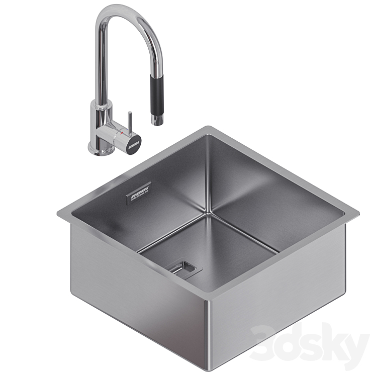 Rodi Box Lux 55 Kitchen Sink Insert 340 x 400 / 170 x 400 mm