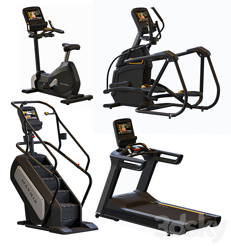 Matrix Fitness for Exercise Gym ( Performance Series ) 3D Model