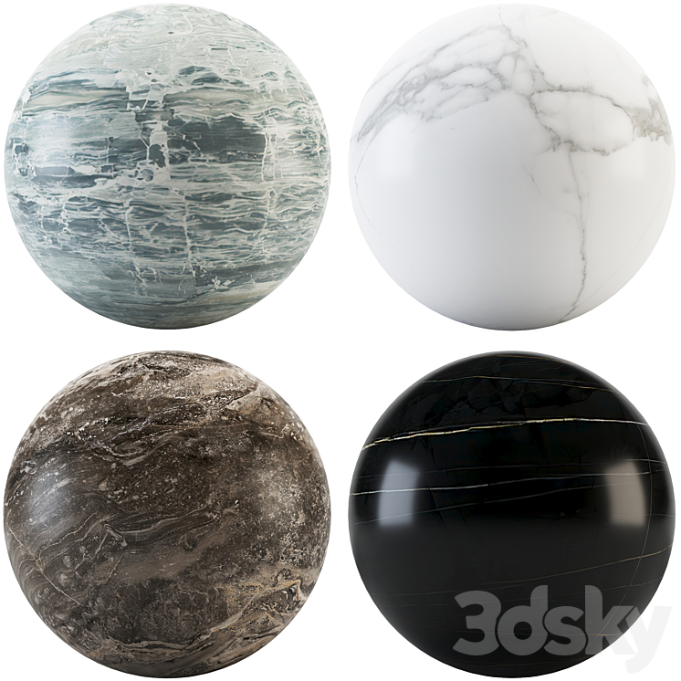 Collection Marble 01 3DS Max - thumbnail 1