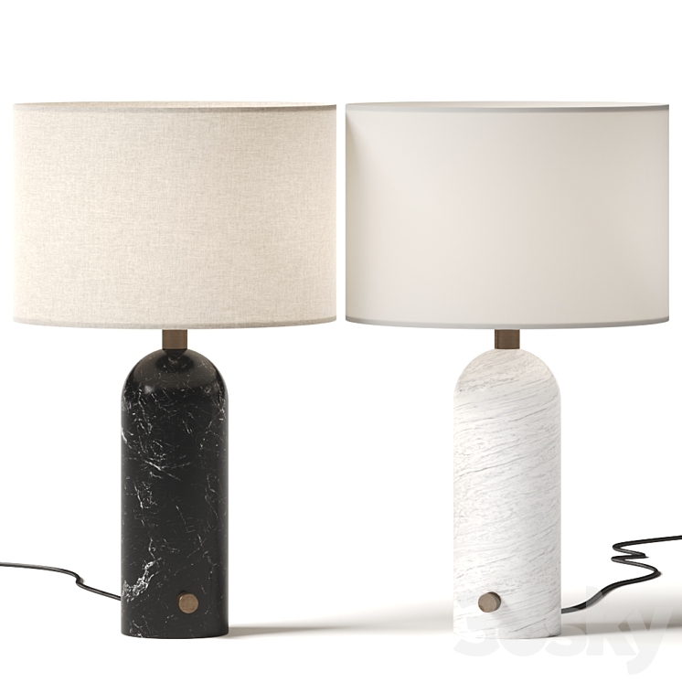 Gubi Gravity Table Lamp 3D Model Free