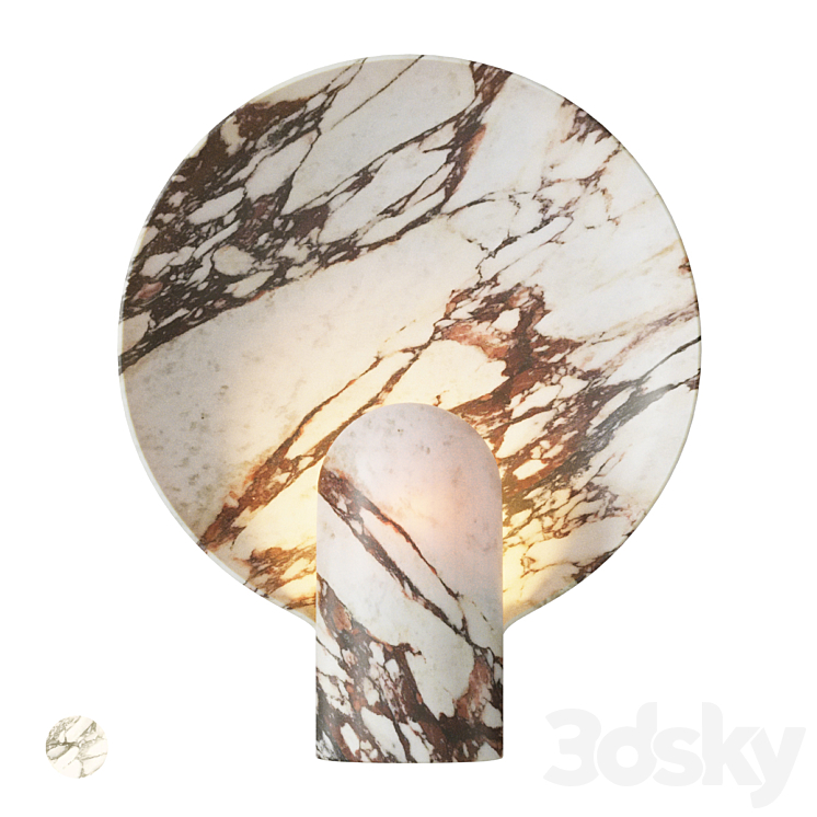Sculpted Calacatta Marble by Henry Wilson 3DS Max - thumbnail 1