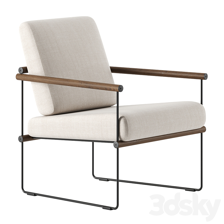 AUDREY armchair by GHYCZY 3DS Max - thumbnail 1