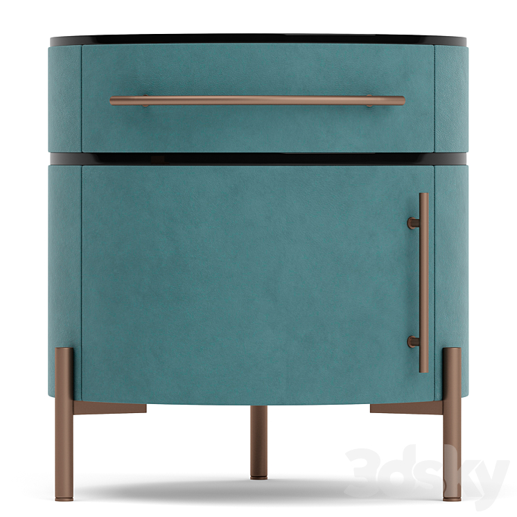 Baxter Plisse small tables 3D Model