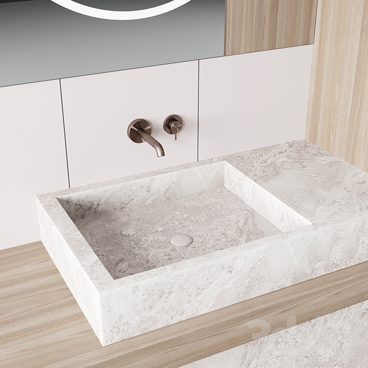 Bathroom console №7 3D Model