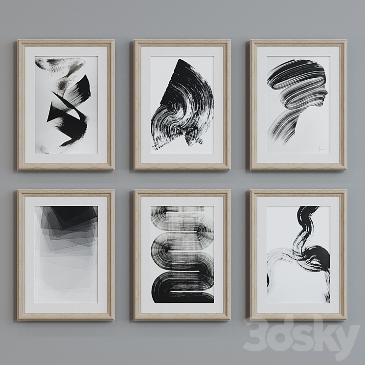 Picture Frame Set 26 3D Model
