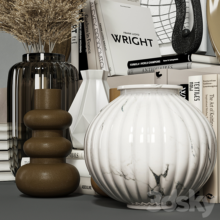 decorative set Vol001 3D Model