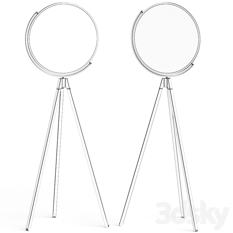 Flos Superloon Floor Lamp 3D Model