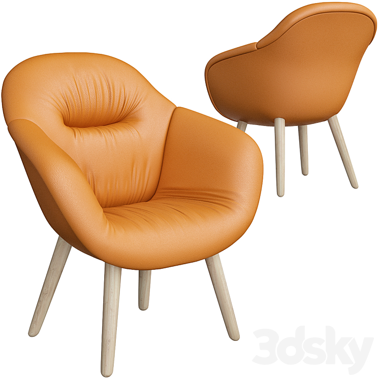 Hay aal armchair 3DS Max Model - thumbnail 2