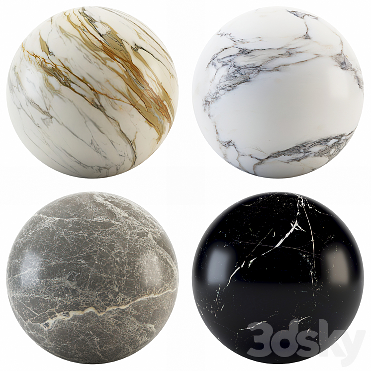 Collection Marble 02 3DS Max - thumbnail 1