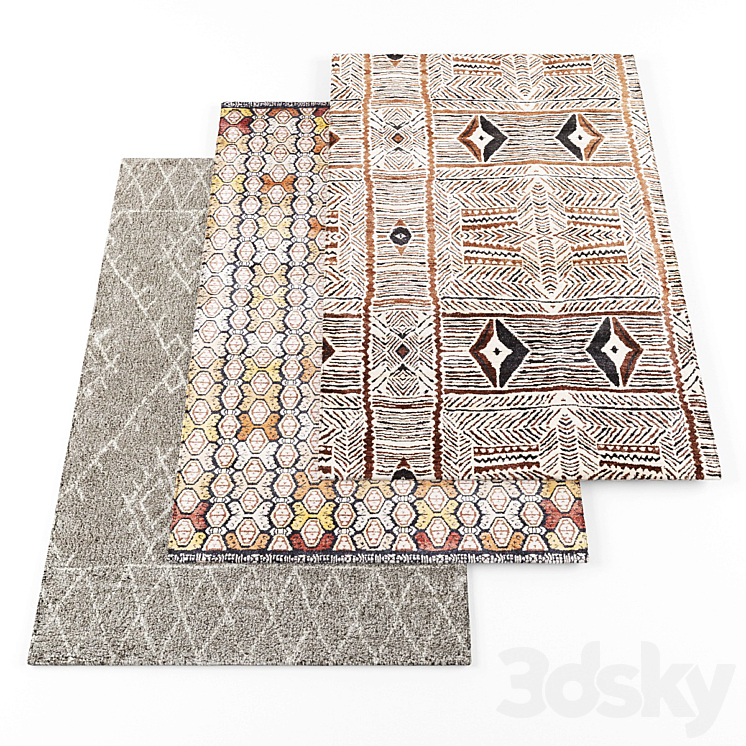 rugs Zambia Carpets 3D model