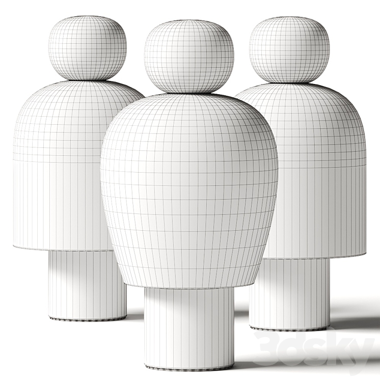 Lodes Easy Peasy Table Lamps 3D Model