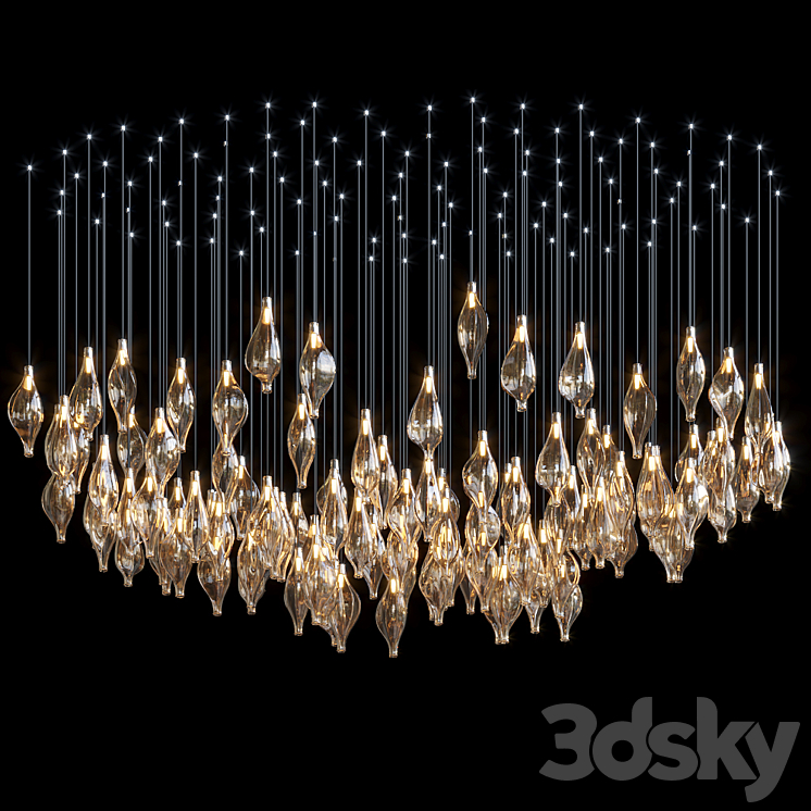 Chandelier Light Vargov Pendant light 3D model