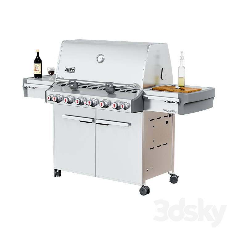 Gas grill Weber Summit S-670 GBS 3DS Max - thumbnail 2