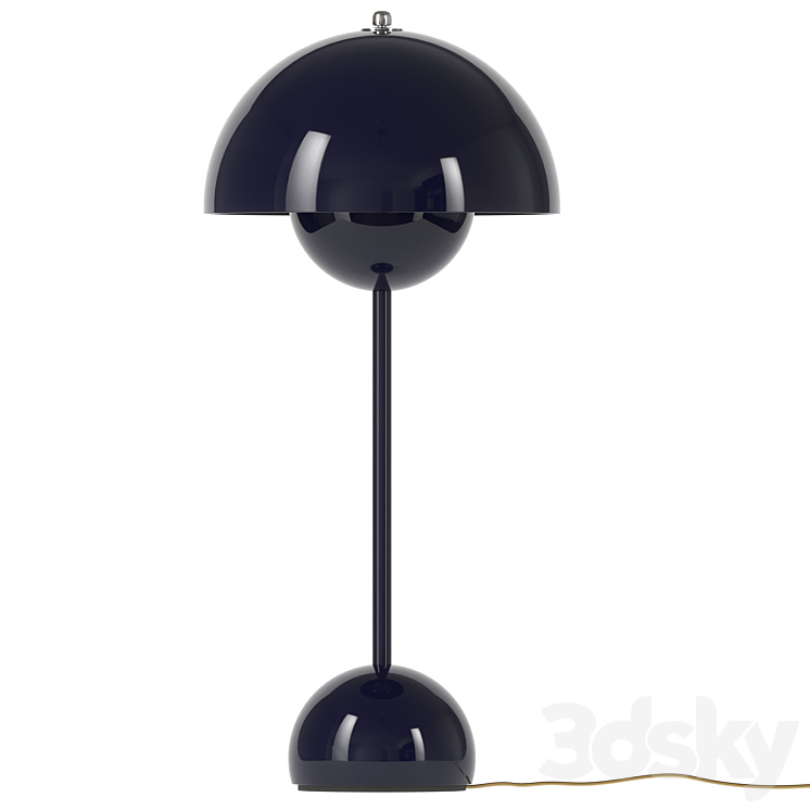 Verner Panton VP3 FlowerPot Lamp 3DS Max - thumbnail 1