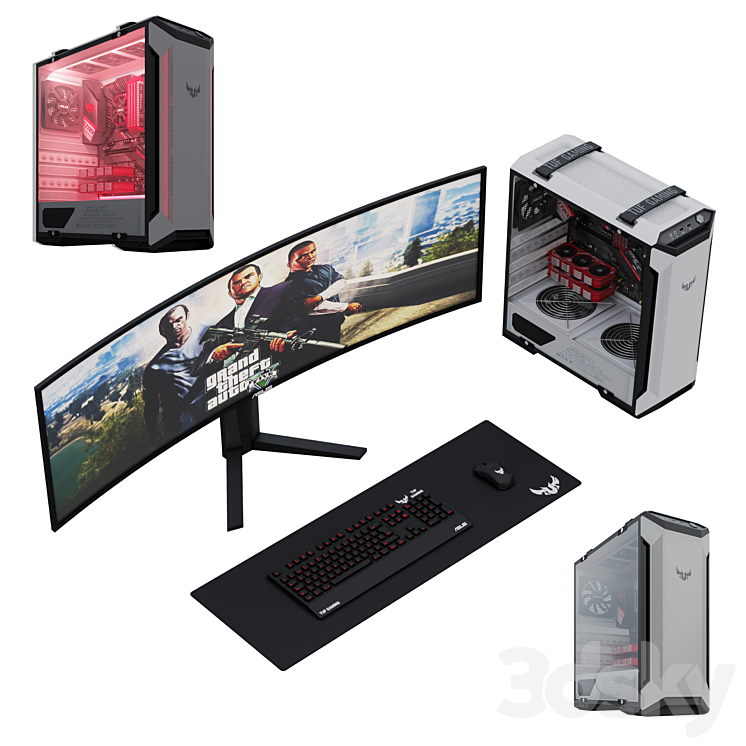 Name: Asus Gaming Collection 3 3D Model