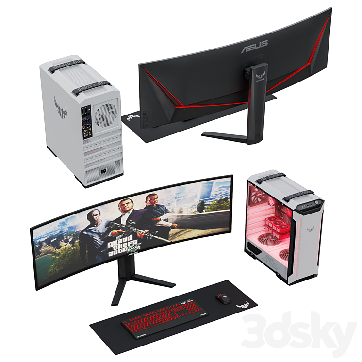Name: Asus Gaming Collection 3 3D Model