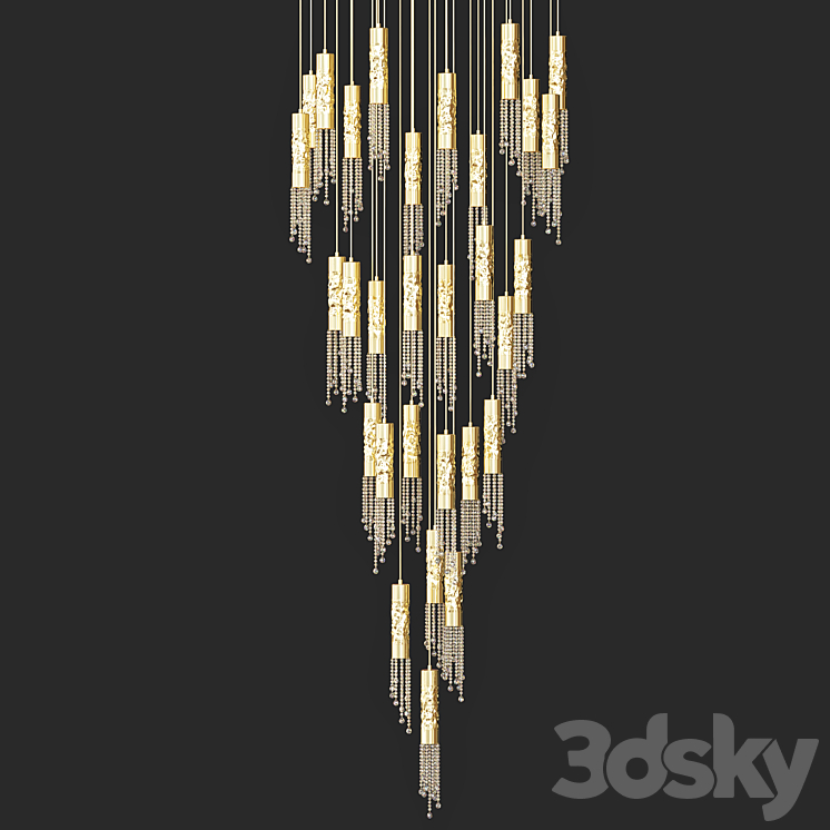 ceiling light 120 3D Model Free