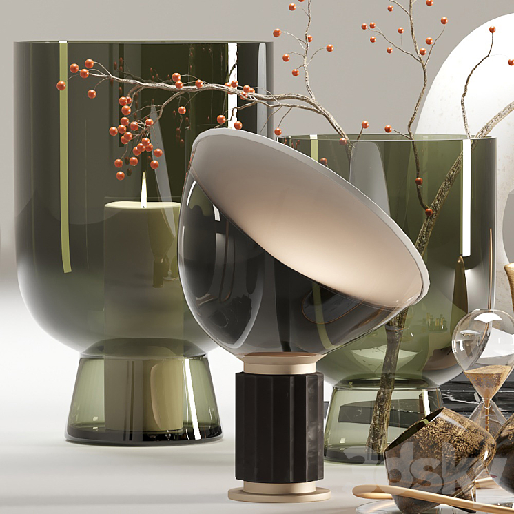 Decorative Set 02 3D Model