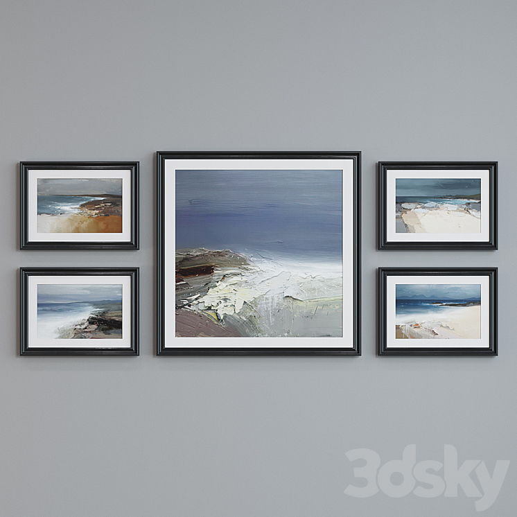 Picture Frame Set 34 3D Model