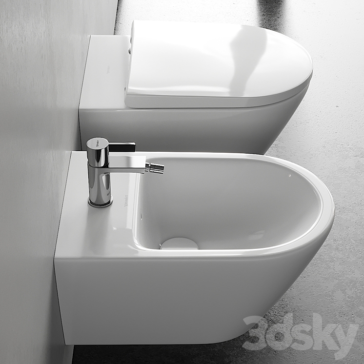 Duravit D-Neo Wall-Hung WC 3D Model