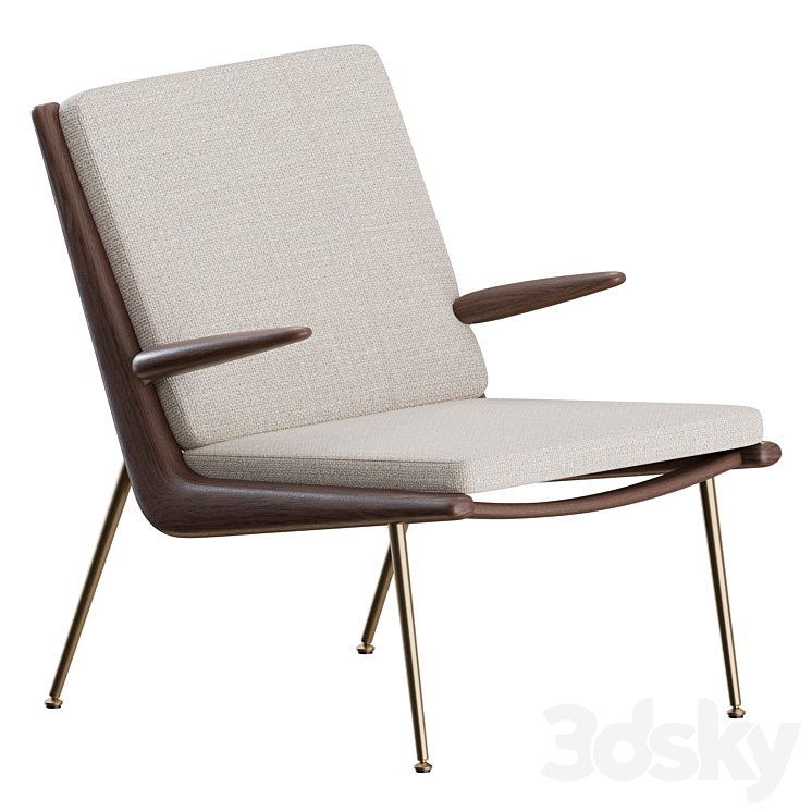 Boomerang Armchair by & Tradition 3DS Max - thumbnail 1