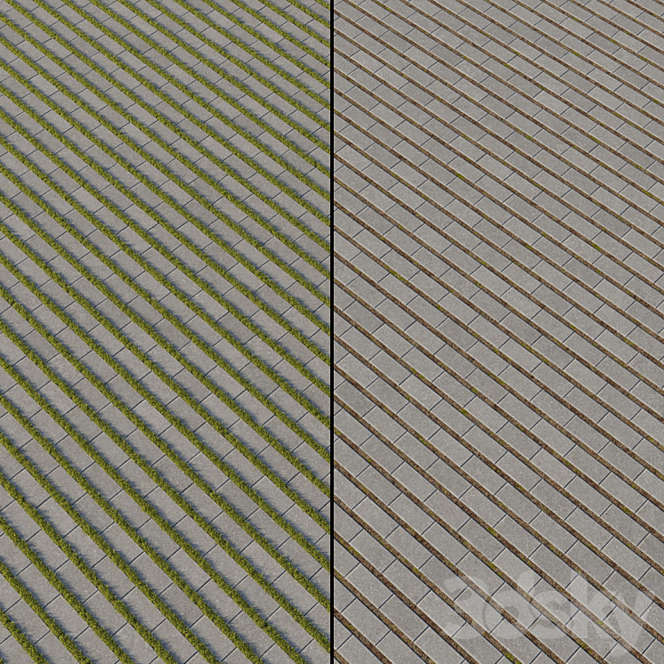 Eco-paving Type 1 Pattern 5 3D Model