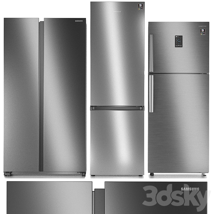 Samsung Refrigerator Set 6 3DS Max - thumbnail 1
