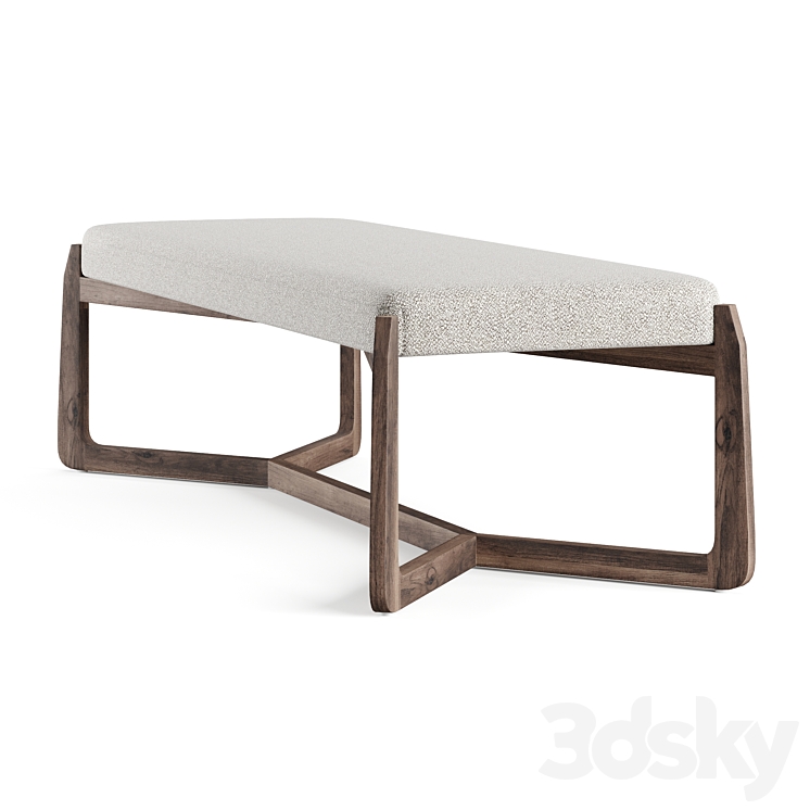 Roscoe Bench 3D Model