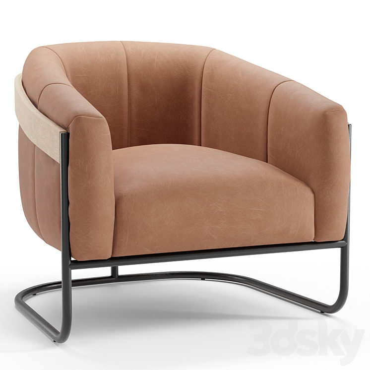 Dansby Lounge Chair 3DS Max - thumbnail 1