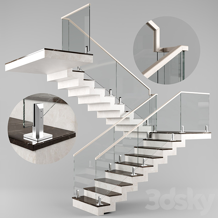 Modern interior stair 03