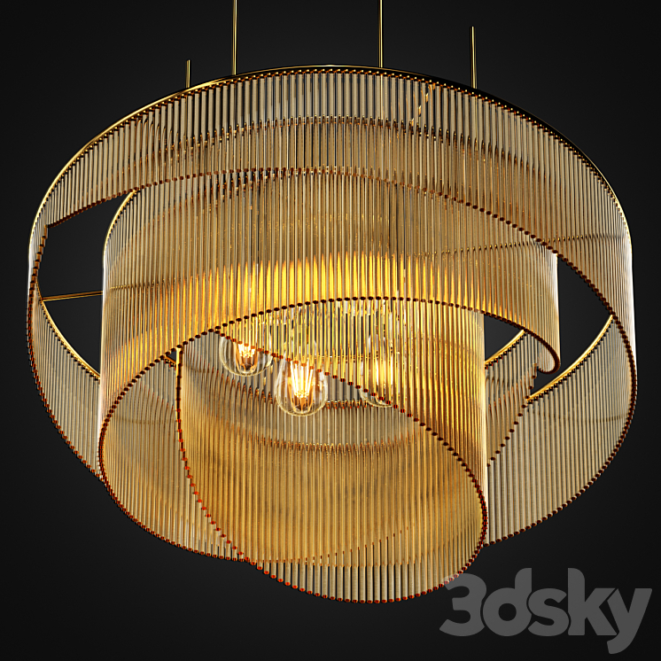 Ceiling Lamp 01 Design by Zagg 3DS Max Model - thumbnail 2
