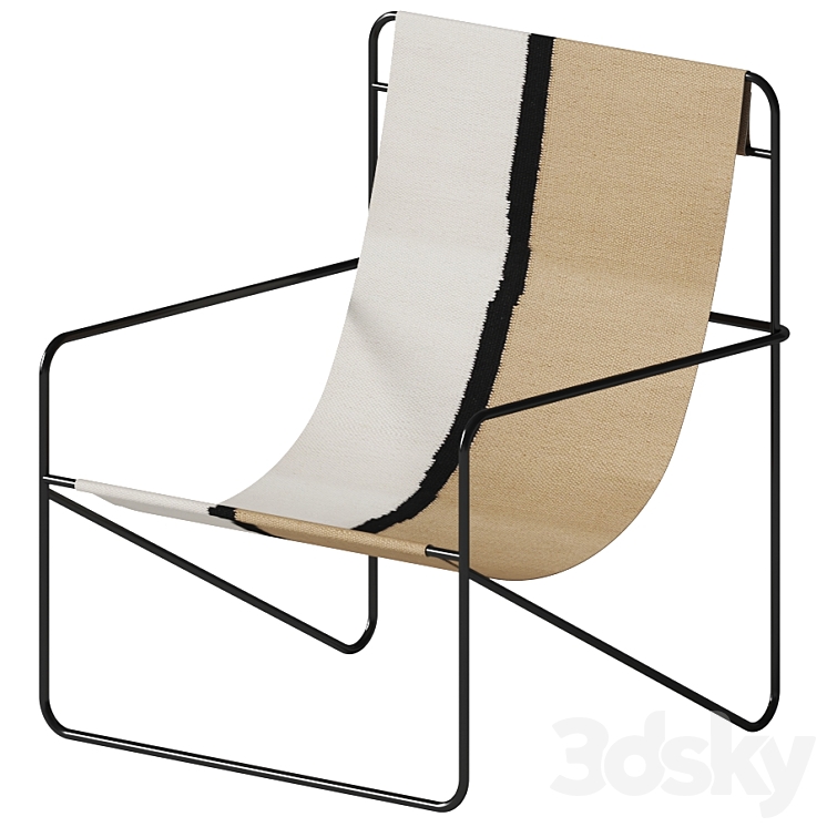 Desert Lounge Chair – SOIL 3DS Max - thumbnail 1