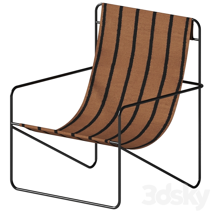 Desert Lounge Chair – SOIL 3DS Max - thumbnail 2