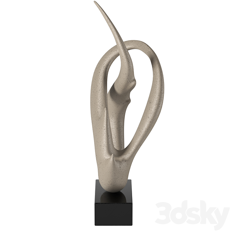 Thomas Gymnastic Figurine Modern Sculpture 3D Model