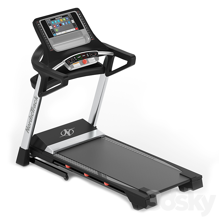 Gym-Equipment-Treadmill-NordicTrack 3DS Max Model - thumbnail 1