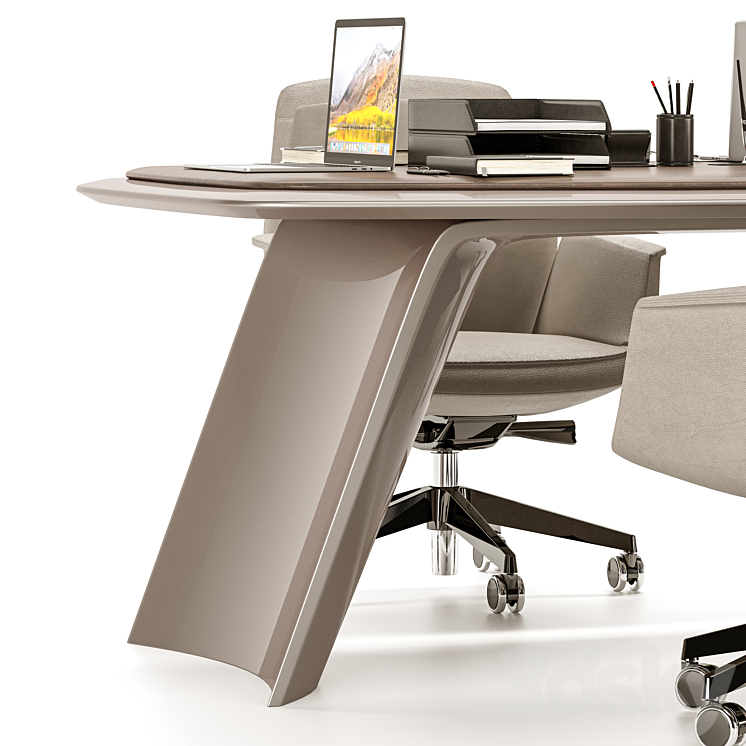 Gramy Conference Table MG40 3DS Max Model - thumbnail 2