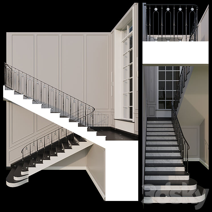Stairs 3D Model