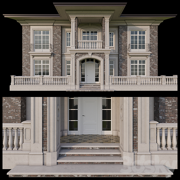 House facade 3D Model