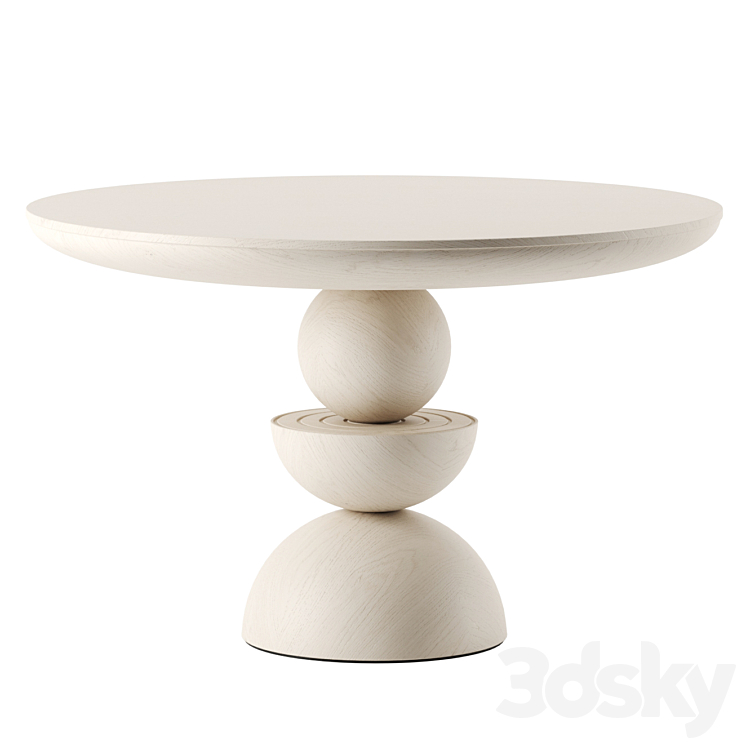 Sonali Dining Table by Anthropologie 3DS Max Model - thumbnail 1