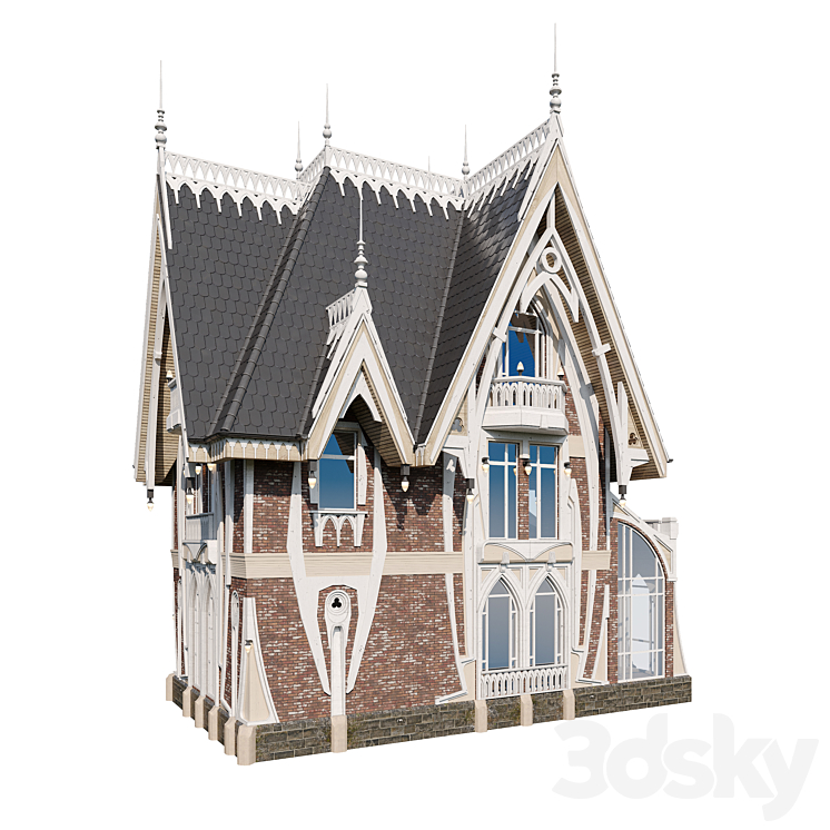 Gothic house 3D Model