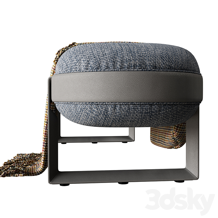 Giorgetti shirley bench 3DS Max Model - thumbnail 2