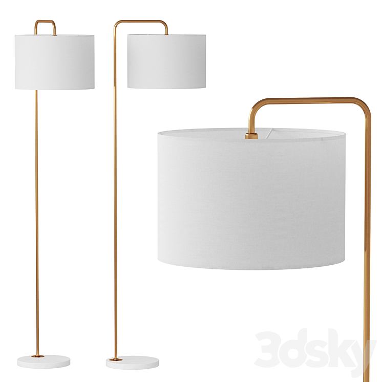 Floor lamp Dantone Home Rupert 3D Model