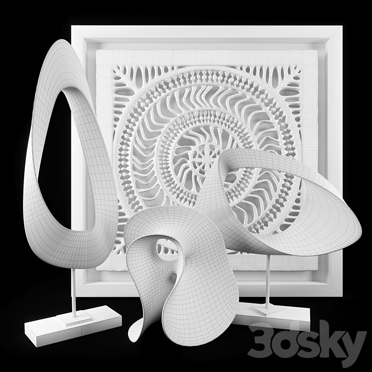 Decorative set LaRedoute 3D Model